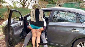 Public car fucking with a cheating hijab wife risky outdoor sex with loud moans and hard pounding - HD - 8:36 video - from xHamster