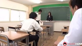 Two Asian dudes get down on the sluts wet pussy - HD - 34:49 video - from XVideos