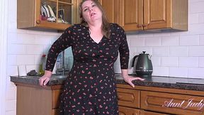 AuntJudys - Banging in the Kitchen with 50yo Big Tit MILF Rachel - HD - 18:53 video - from XXXShake