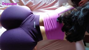 Step Sis Caught in Gym Shorts for an Intense Early Morning Grinding POV - 22:53 video - from FapHouse