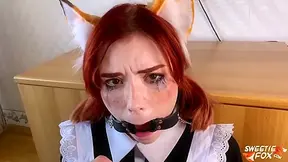 Deep Sloppy Blowjob From Sweetie Fox In School Uniform - Cum On Glasses - HD - 6:00 video - from PornL