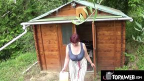 A nympho cow gets fucked in the camp and enjoys it - HD - 10:36 video - from xHamster