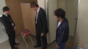 Asian Hunks Gangbang Brunette, Ganbarimasu! - HD - 43:00 video - from AbJav