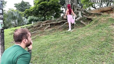 Alejandra Palacios exercises in the park and fucks with her great Colombian ass - Brian Evansx - HD - 13:27 video - featuring Alejandra Palacios - from Juicexxx