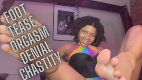 Foot Tease, Orgasm Denial Chastity - HD - 8:24 video - from LoyalFans