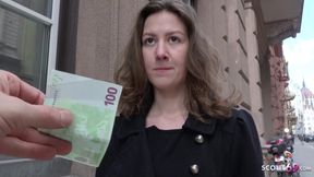 GERMAN SCOUT - College Teenager Alessandra Talk to Screw at Public Agent Casting - Reality - HD - 13:07 video - from Analdin
