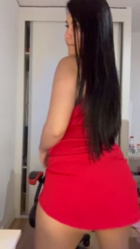 cute 18 year old Venezuelan girl dances while she undresses to masturbate - HD - 3:06 video - featuring Michelle Rabbit - from Pornfact