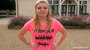 Outdoor Fuck With Blonde French Girl - Sindy Lova Trimmed-pussy - HD - 8:00 video - from 01Tube
