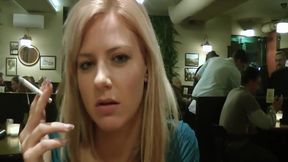 Crazy bonde whore fucked in public WC room in some bar - HD - 54:29 video - from Analdin