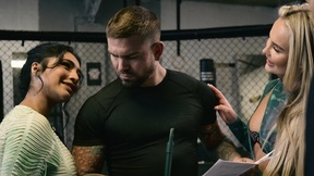 Yasmina Khan and Ali Rose pleasuring tattooed dude in all possible ways - HD - 6:59 video - from DefineBabe
