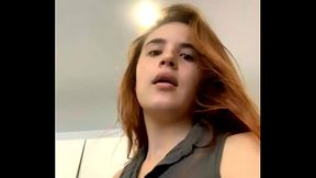 Young Russian redheaded bitch moves sexually in front of the camera - HD - 6:39 video - from XVideos
