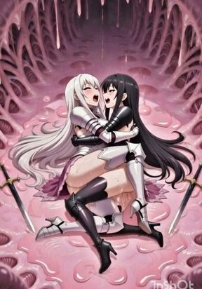 Two Anime Riders in the Slime - HD - 4:16 video - from xHamster