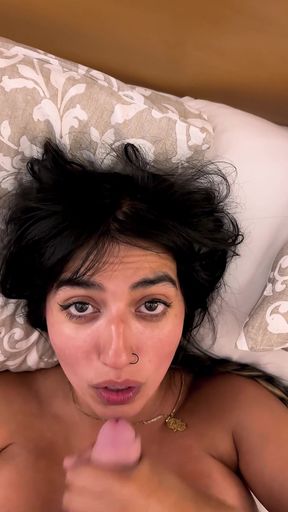 Hungover Pakistani Slut Gets a Huge Facial - 0:40 video - featuring Aaliyah Yasin - from FapHouse