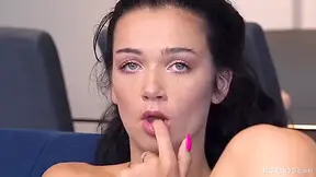 Good Brunette Is Playing With Her Hungry Shaved Pussy - Rose Winters - HD - 7:59 video - from Teen21