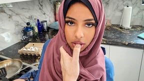 ”Arab teen housewife Hadiya Honey really needs to learn a few things about sex” - HD - 8:01 video - from IFuckedYourGF