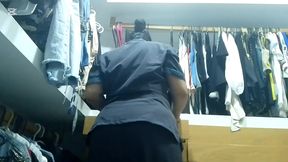MILF maid masturbates her big ass in her boss's locker room while he works - HD - 12:14 video - from xHamster