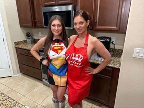 Live Lesbian Food Fuck Show - HD - 37:58 video - from LoyalFans