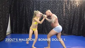 Naughty Bonnie Dolce gets dominated in maledom scene - HD - 8:08 video - from FapNFuck