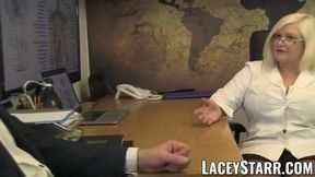 LACEYSTARR - Doctor GILF eats Pascal White cum after sex - HD - 11:12 video - from JuicyVid