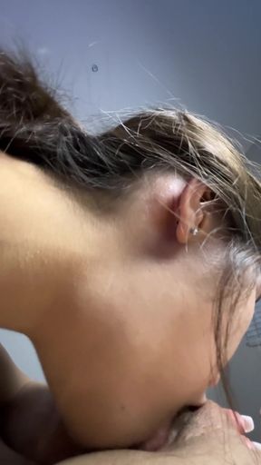 Teen Korean GF gives deep throat blowjob at 18 - HD - 0:15 video - from Boinkz