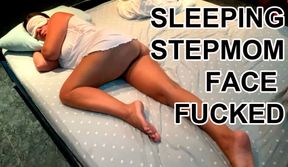 SLEEPOVER STEPMOM FACE FUCKED. Sleepy Stepmom woken up by STEPSON - HD - 22:09 video - from xHamster