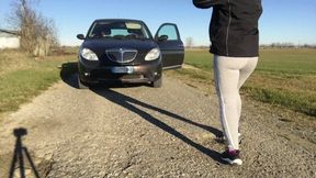 Miss Minnie loves driving her car in reserve - SD - 8:08 video - from Clips4sale