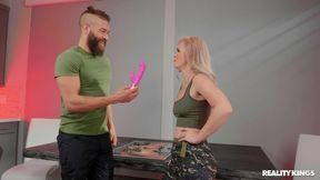 Hot soldier girl Kay Carter fucks weird guy - HD - 15:00 video - from Analdin