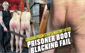 Canadian Prison Strap & Martinet After Boot Polishing Fail - HD - 16:02 video - from FapHouse