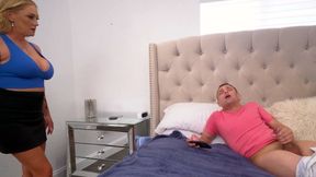 MILF Wendy Raine caught Johnny Love jerking cock - HD - 7:35 video - featuring Wendy Raine - from 3Movs