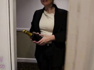 Cum hungry hotel manager tempted me as my wife showered - HD - 15:58 video - from BigTitsLust