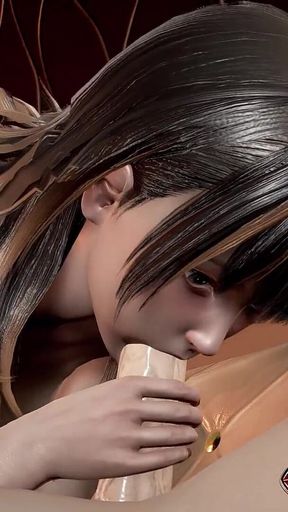 Anime Beauty Nanami's 3D Hentai: Titjob Pleasure and Sloppy Blowjob for Big Dick - HD - 0:40 video - from FapHouse