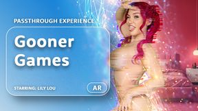 Gooner Games [Passthrough] - VR - 49:25 video - featuring Lily Lou - from VRPorn