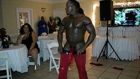 Jamaican MILF stripper blows big cock and wanks herself - SD - 7:15 video - from FukXL
