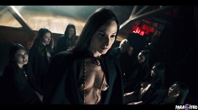 Cult Ritual Turns Into Lesbian Orgy With Unbirth Sacrifice - HD - 14:11 video - featuring Sata Jones - from Juicexxx