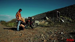 Jazy Berlin Sucks and Fucks a Biker to Make a Wing Man Out of Him - 4K - 7:20 video - from xHamster