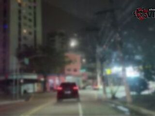 Lewdness in the Alley: Car followed us at IBM - Dogging 37 - Cristina Almeida - TRAILER - 6:04 video - featuring Cristina Almeida - from Lesbian8