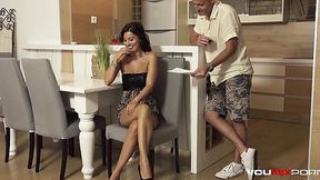 Super Horny Wife Fucks Husband's Best Friend in Hot Cheating Session - HD - 9:44 video - featuring Vicky Love - from Jizzberry