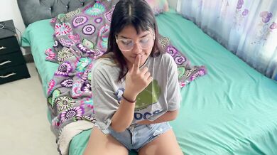 I play rock paper scissors with my stepsister and she ends up losing and I get a nice hard fuck. - HD - 17:03 video - from Juicexxx