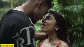 18yrs Indian unmarried couple find a room in Jungle! Hindi Sex - HD - 22:22 video - from xHamster