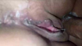 Big black cock creampie - Cuckold eats wife's load - SD - 7:01 video - from BigButtz