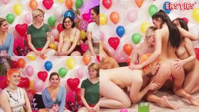 Ersties - Truth or Dare Ends in Wet 5 Lesbian - HD - 5:05 video - from xHamster