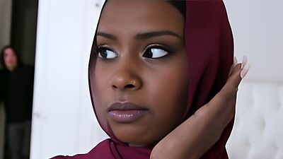 Ebony muslim teen looses virginity to american guy - HD - 7:57 video - from Rock.PORN