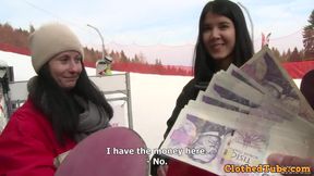 Blowjob and sex on the ski slope - HD - 21:34 video - from JustPorn
