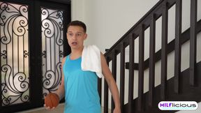 My Stepmom Gave Me a Shower After Basketball Practice - 4K - 32:16 video - featuring Elana Bunnz - from xHamster