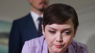 Newest boss is ready dominate a cute brunette bombshell - HD - 11:39 video - from ZBPorn