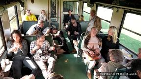 Perverted train orgy - HD - 37:29 video - from JustPorn