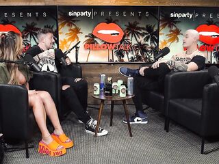 NIKKI BENZ & KAZUMI SCREW CANCER PATIENT LIVE ON PODCAST - HD - 31:50 video - featuring Nikki Benz - from BigTitsLust
