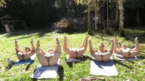 Hairy Lesbian Nude Yoga - 4K - 17:34 video - featuring Olive Wren - from Clips4sale