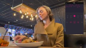 Public Fun In Changing Room And Restaurant With Lush Remote Controlled Vibrator - HD - 9:54 video - from AbMilf
