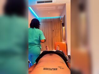 POV Carnal Latin chick Massage - Relaxing Music, HJ & Fellatio Finish - HD - 4:40 video - from Lesbian8